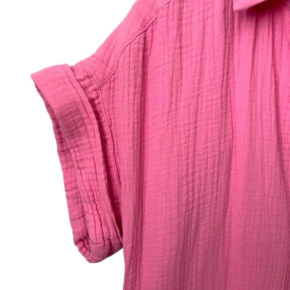 J.Crew Short-Sleeve Gauze Popover Dress with Pockets in Size Small - Picture 8 of 10